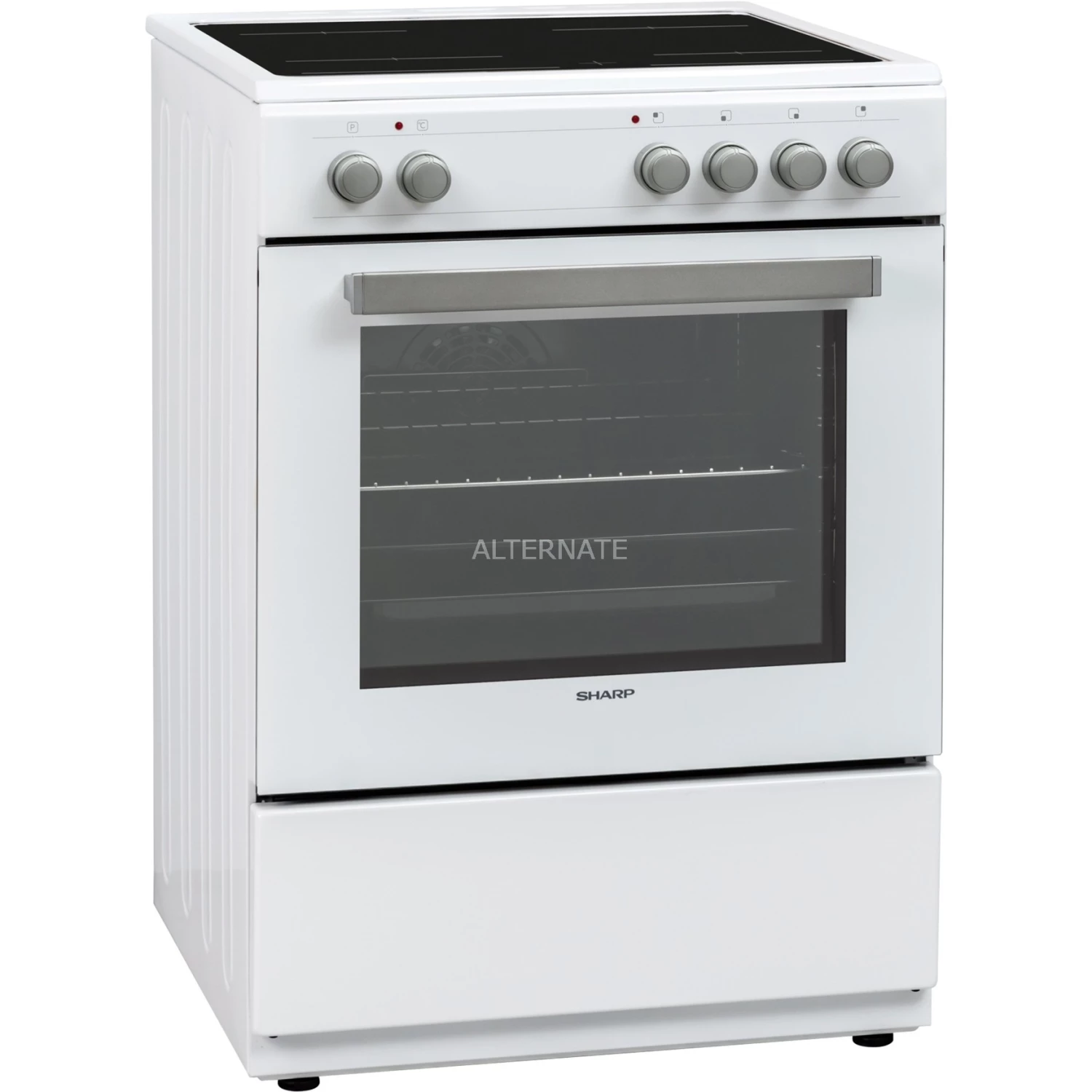 Standherde Sharp KF-76VNO22W-DE, Herdset (weiß)