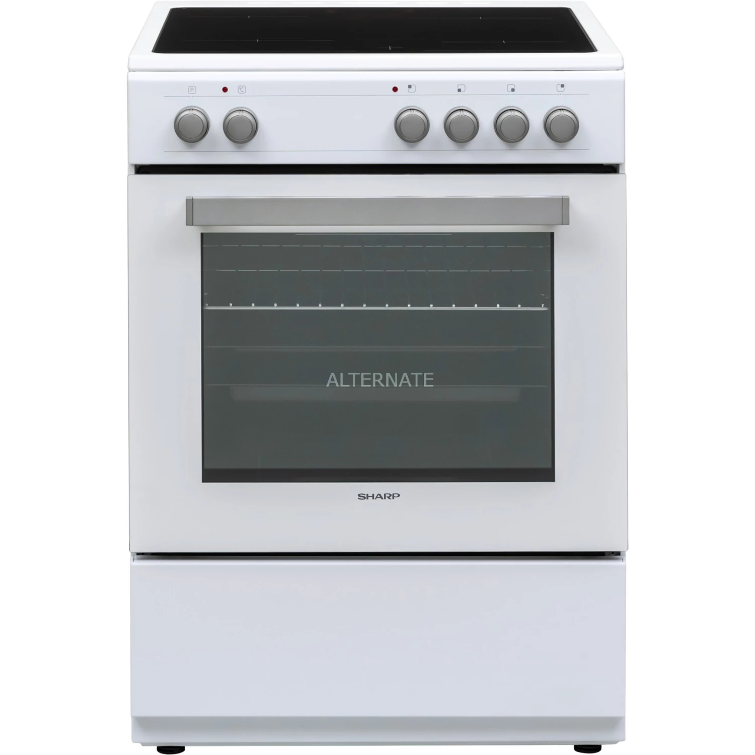 Standherde Sharp KF-76VNO22W-DE, Herdset (weiß) – Bild 2