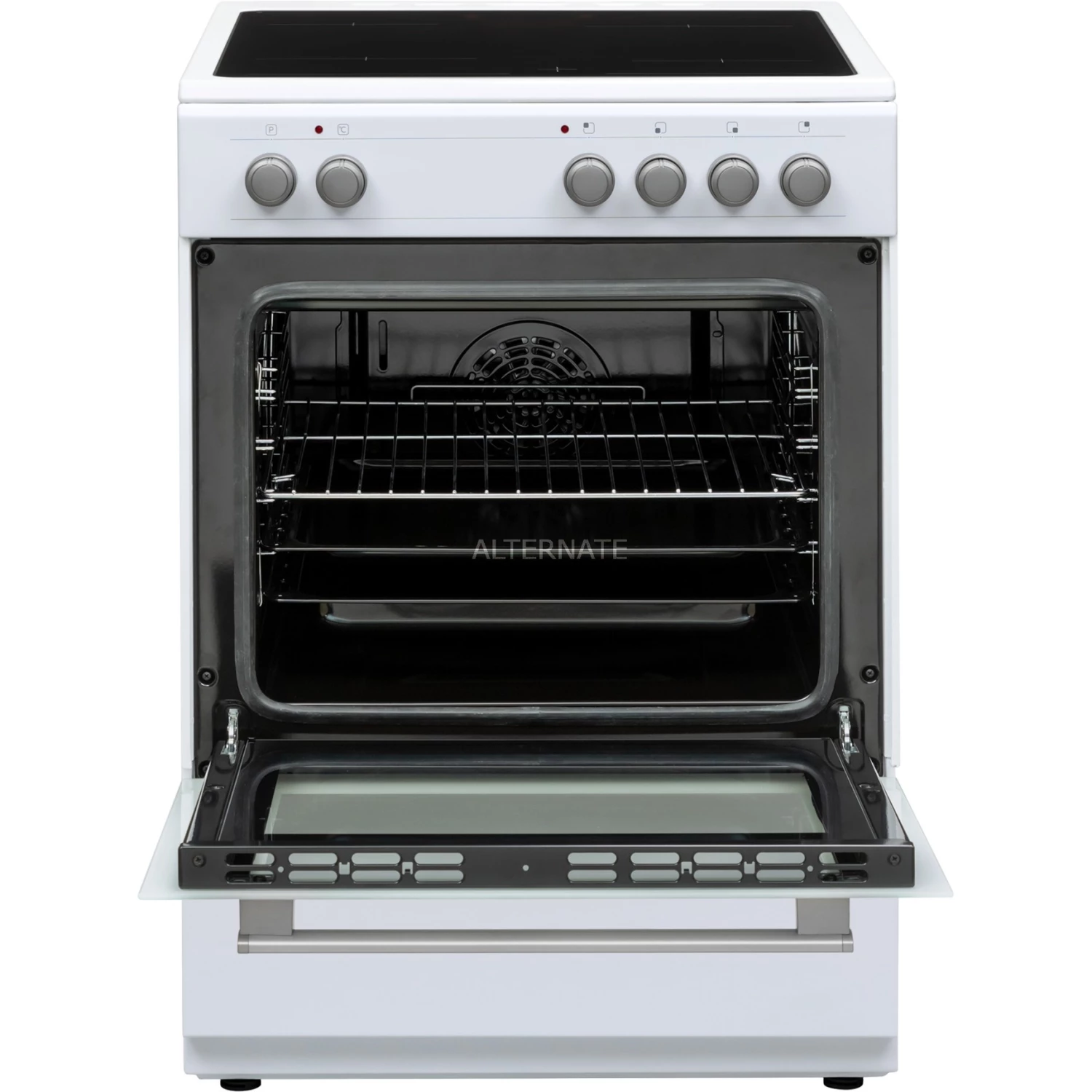 Standherde Sharp KF-76VNO22W-DE, Herdset (weiß) – Bild 4