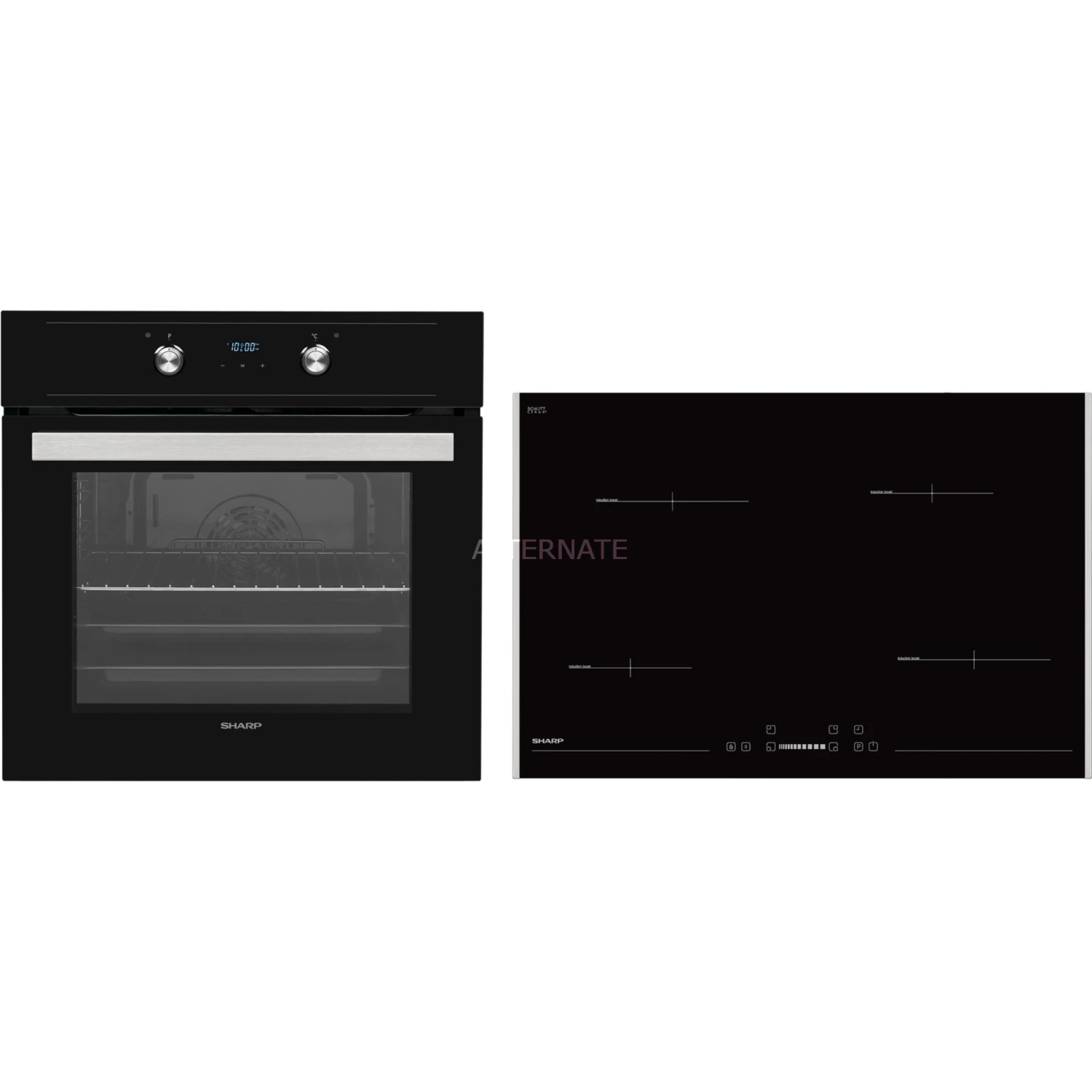Backöfen-Sets Sharp SET60DX19B71X19F, Backofen-Set (schwarz/edelstahl)