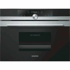 Einbau-Mikrowelle Siemens CF634AGS1 IQ700, Mikrowelle (schwarz/silber)