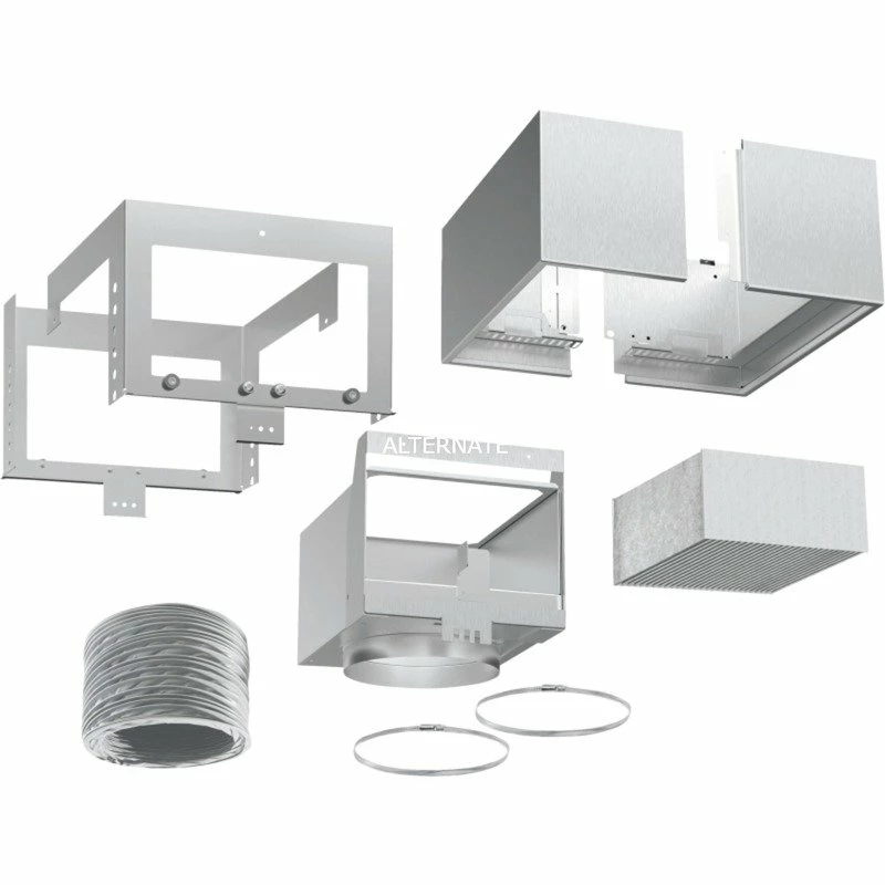 Zubehör Für Backofen Siemens CleanAir Umluftmodul LZ21CXC56, Umrüst-Set (silber) – Bild 2