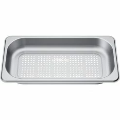 Zubehör Für Backofen Siemens Dampfbehälter HZ36D613G, Gelocht, Dampfgareinsatz (edelstahl)