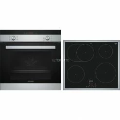 Backöfen Siemens EQ112IA1ZM, Backofen (edelstahl/schwarz)
