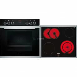 Einbauherd-Sets Siemens EQ211KB10, Herdset (schwarz/edelstahl, 60 Cm)
