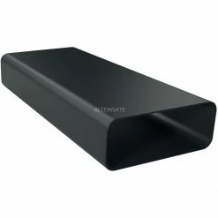 Zubehör Für Backofen Siemens Flachkanalstück HZ9VDSM1, 50cm, Rohr (schwarz, Gerade, Männlich)