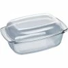 Zubehör Für Backofen Siemens Glasbräter HZ915003 (transparent, 5,4 Liter )