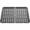 Zubehör Für Backofen Siemens Grillblech HZ625071, Grillplatte (anthrazit, 2-teilig)