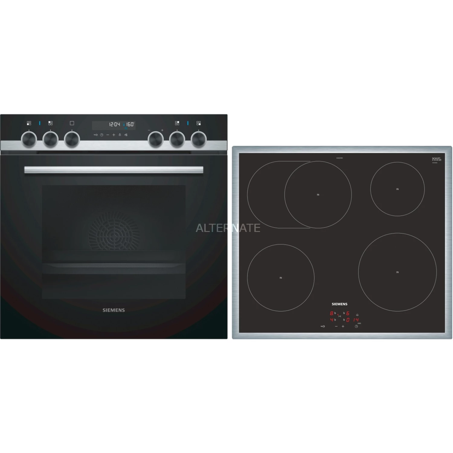 Einbauherd-Sets Siemens PQ521IB00 IQ500, Herdset (edelstahl)