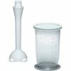 Zubehör Für Backofen Siemens Stabmixer-Fuß Und Mixbecher MZ95500, Aufsatz (weiß/transparent, Sonderzubehör Handrührer )