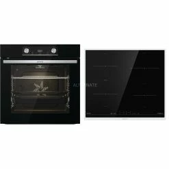 Backöfen-Sets Gorenje Black Steam Pyro Set, Backofen-Set (schwarz)
